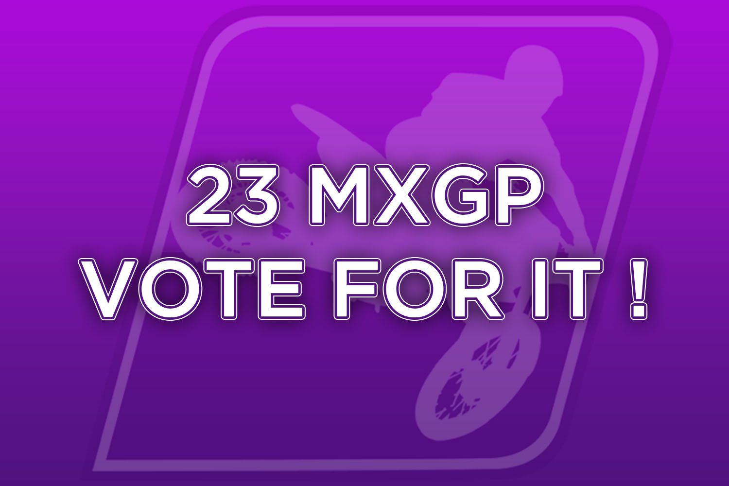 2023 MXGP Series - Please vote!